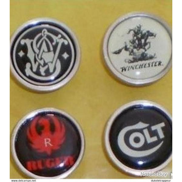 Boutons de portes :WINCHESTER-COLT-S&W-RUGER !!!