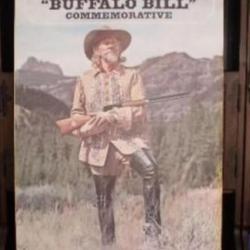 Très RARE poster WINCHESTER - Buffalo BILL monté sur panneau rigide. 1968 , Collection !
