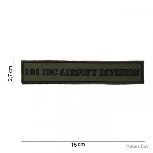 Patch 3D PVC 101 Inc Airsoft Division tab | 101 Inc (444100-3564 | 8719298144786)