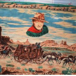 Tapisserie John WAYNE : RARE !!!