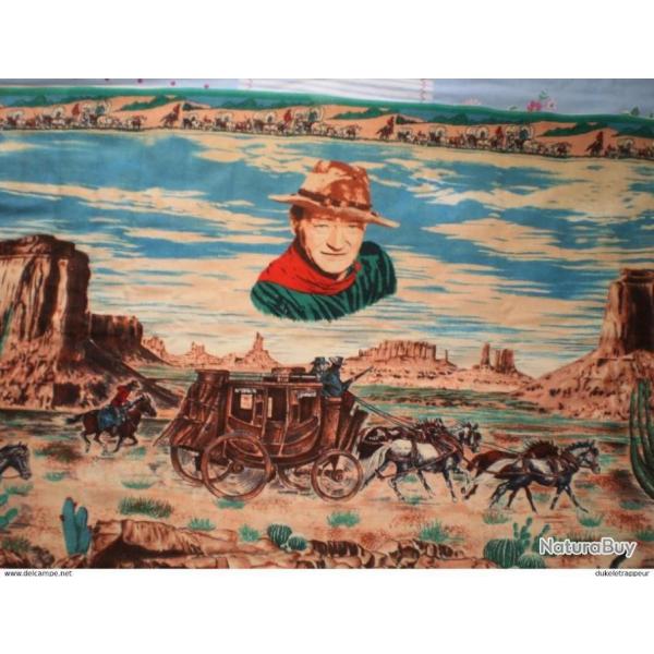 Tapisserie John WAYNE : RARE !!!