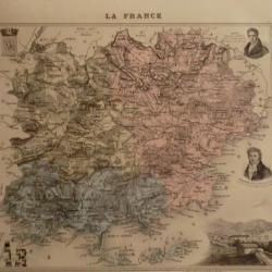 carte geographique  var    periode  1888