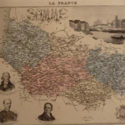 carte geographique  somme    periode  1888