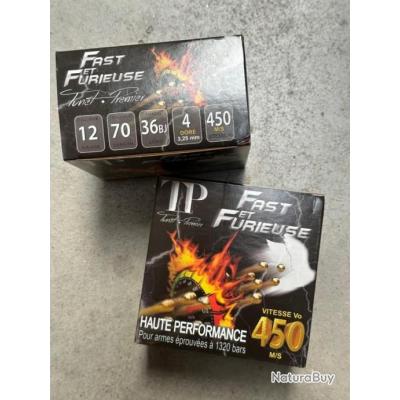 Cartouche TUNET TP FAST&FURIEUSE HP CAL.12/70 par 75 - Cartouches ...