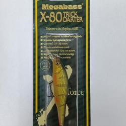 !!! MEGABASS  X80 TRICK DARTER  !!!Coloris : perch