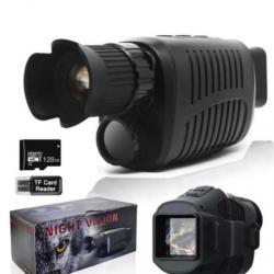 Monoculaire de vision nocturne +sd128go + batterie rechargeable offre de lancement ! D