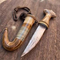 Ancien Couteau JAMBIA Afrique du nord avec FOURREAU