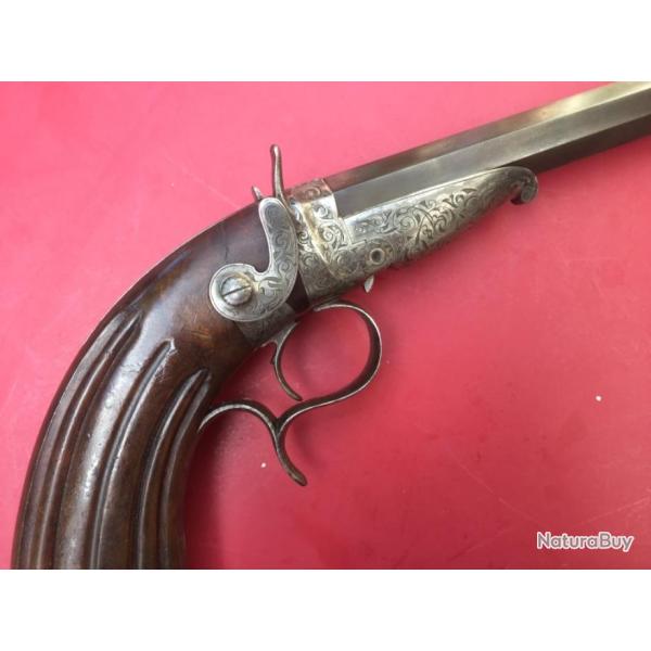 Pistolet de tir Gastinne Rnette brevet  paris  systme