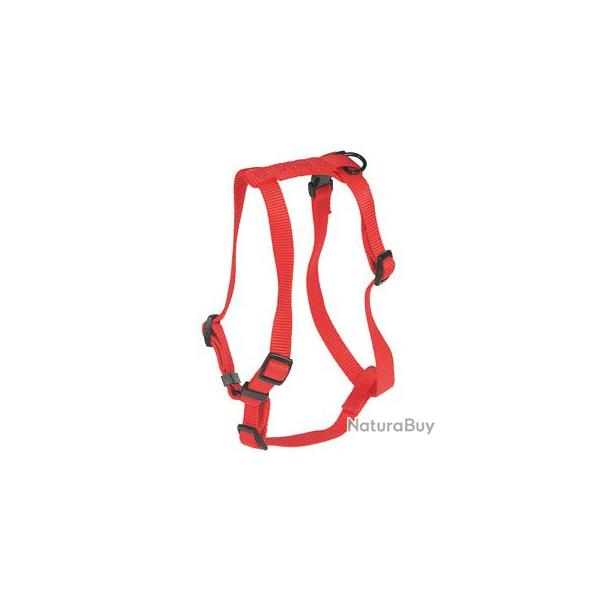 HARNAIS H ZIGGI ROUGE XS 25-40CM 10MM