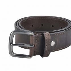 CEINTURE EN CUIR MARRON 95cm