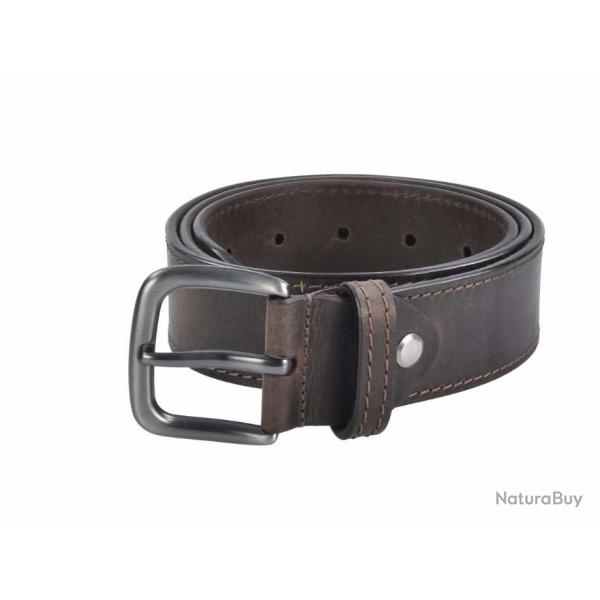 CEINTURE EN CUIR MARRON 95cm