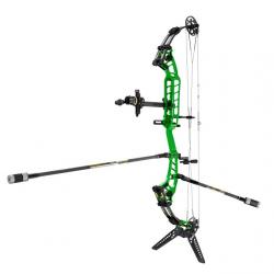 SANLIDA - Kit Arc à Poulies HERO 10 II 50-60 # 29.0"-32.0" GREEN