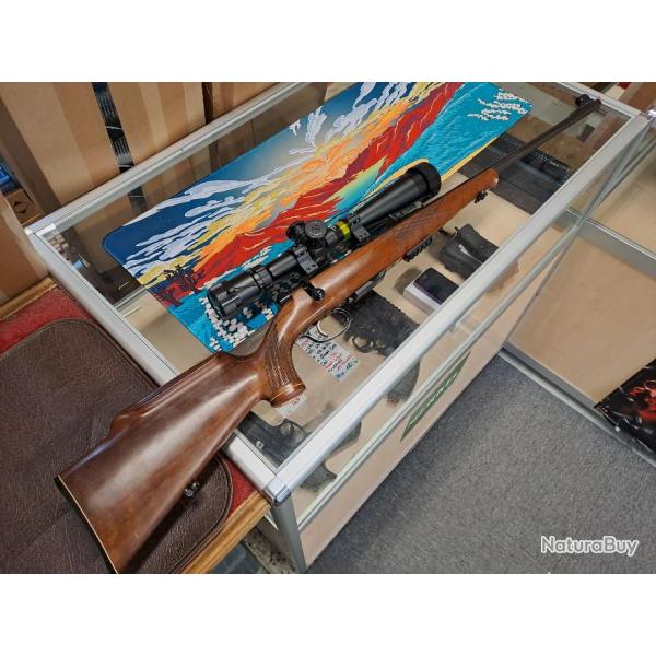 ANSCHUTZ MOD: 1532 CAL. 222 REMINGTON EN TRES BON ETAT + LUNETTE BSA 8-32X44 SF