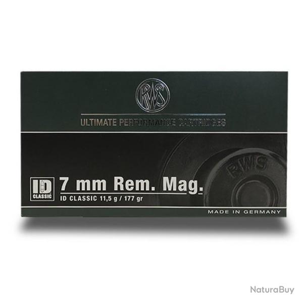 Balles Rws Id Classic 7mm Rem Mag 177Gr 11.5g