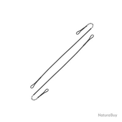 Jeu de 2 câbles pour arbalète à poulies NRJ - 45 cm