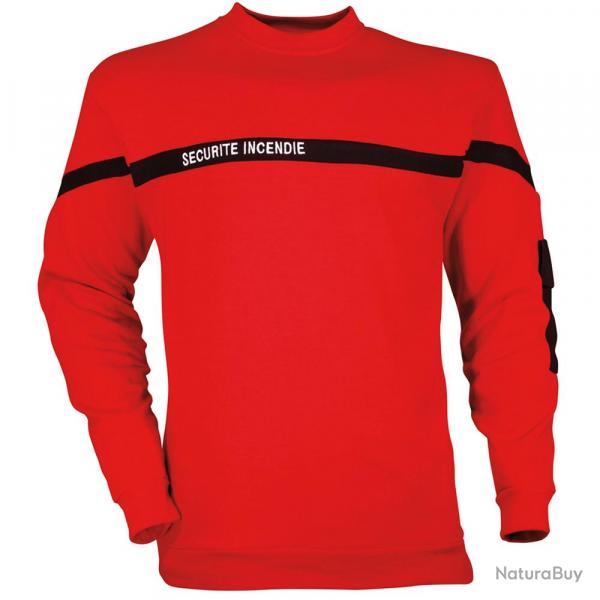 Sweat shirt Scurit Incendie 4XL ROUG