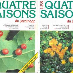 les quatre saisons du jardinage  bimestriel 1993 , 4 numéros 78,79,80,83