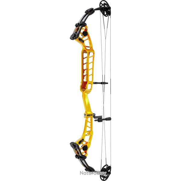 SANLIDA - Arc  Poulies HERO 10 II 40" DROITIER (RH) 40-50 # GOLD 24.5"-27.0"