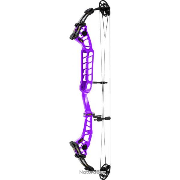 SANLIDA - Arc  Poulies HERO 10 II 40" 50-60 # GAUCHER (LH) 29.0"-32.0" PURPLE