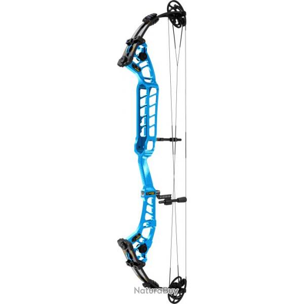 SANLIDA - Arc  Poulies HERO 10 II 40" 30-40 # GAUCHER (LH) LAKE BLUE 26.5"-29.5"