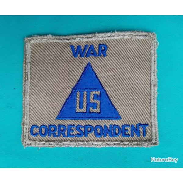Patch correspondant de guerre US seconde guerre mondiale