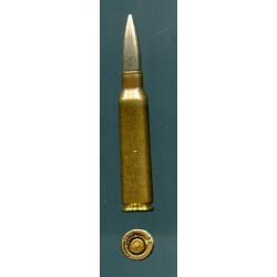 7 x 54 MAS - RARE - marquage de la cartoucherie militaire de Toulouse : ATE 7x54 48 - balle nickel