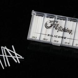 Set de Tube en Silicone transparent 4cm Filfishing