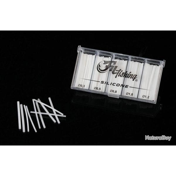 Set de Tube en Silicone transparent 4cm Filfishing
