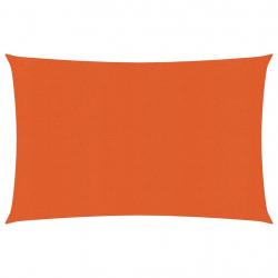 Voile toile d'ombrage parasol 160 g/m² 2,5 x 4 m PEHD orange 02_0009231