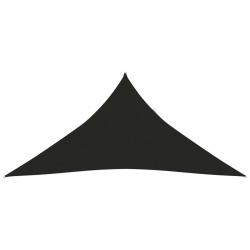 Voile toile d'ombrage parasol 160 g/m² 3 x 3 x 3 m PEHD noir 02_0009201