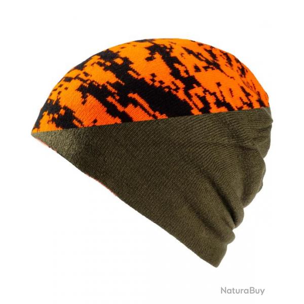 Bonnet rversible Digi-camo fluo/olive (Couleur: Camo fluo/Olive)