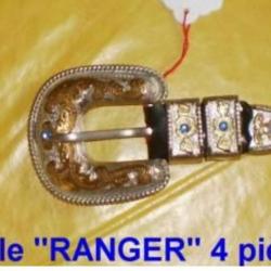 Boucle de ceinture de type "RANGER" 4 pièces !