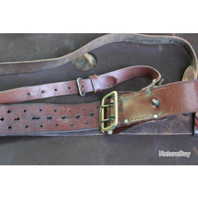 Boucle De Ceinturon Laiton Peinte - Motif Flèches Et Épée - Ceinture Homme Taille L