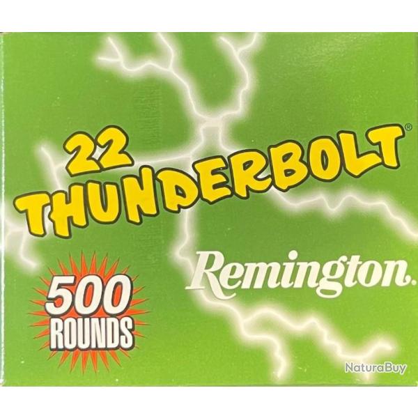 Munictions cartouches  balles REMINGTON CAL.22LR THUNDERBOLT PAR 500