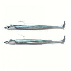 Double Combo Offshore Fiiish Crazy Paddle Tail 150 15cm par 2 20g Pearl Blue