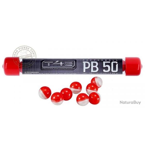 UMAREX T4E - Tube de 10 billes de dfense au poivre .50