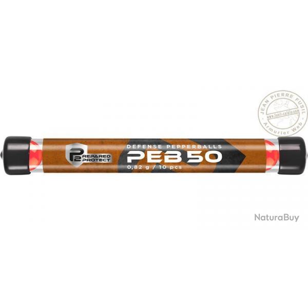 UMAREX T4E - Tube de 10 billes de dfense au poivre .50