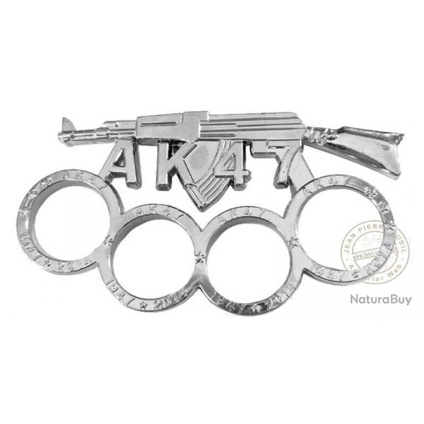 Poing amricain AK47 Argent