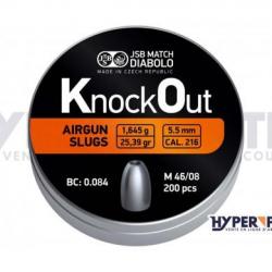 Plomb 5.5 mm JSB Match Knock Out