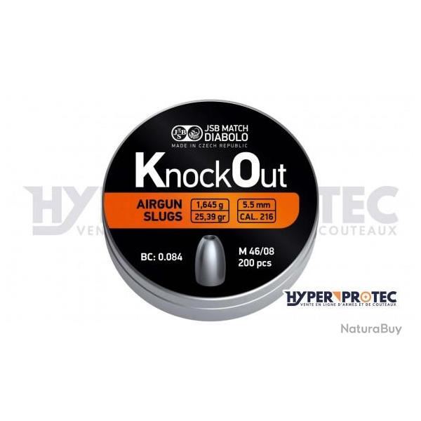 Plomb 5.5 mm JSB Match Knock Out