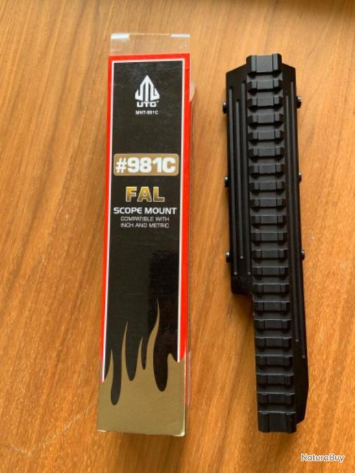 Capot rail picatinny Fal L1A1 UTG 981C Rails et embases pour montage