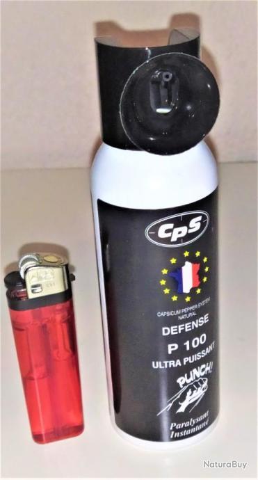 pack x3 Bombe lacrymogène PUNCH - Spray puissant en GEL 100 ml à 30,00 €