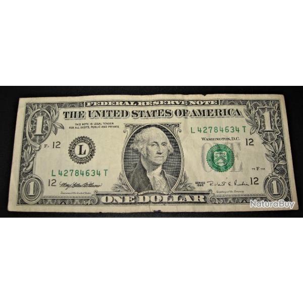 AMERIQUE one dollar G.Washington 1995 banknote