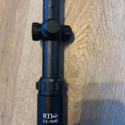 Lunette RTI  Laser intégré 2.5-10x42 - Diam 30