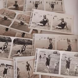 32 Photos vues Stereoscopiques jolies baigneuses années 30