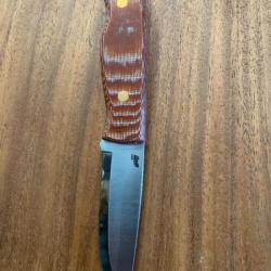 TOWA couteau de trekking ou chasse en acier finlandais K460