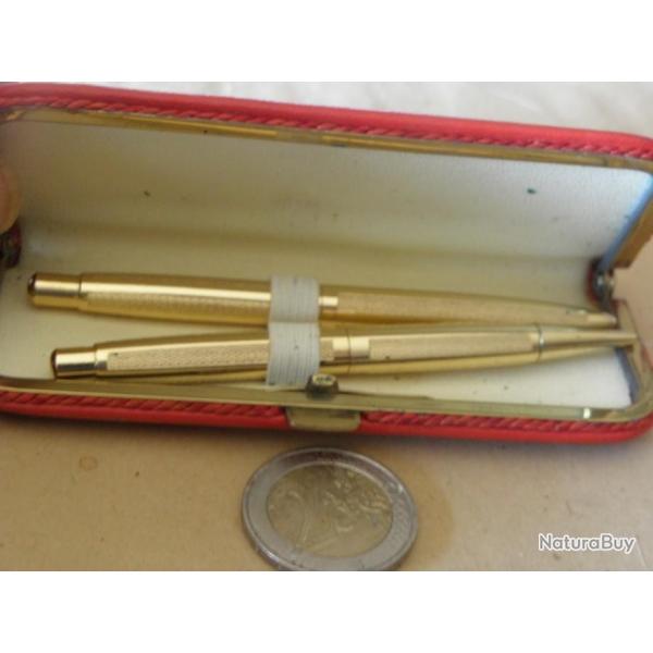 vintage petit ensemble stylo et crayon