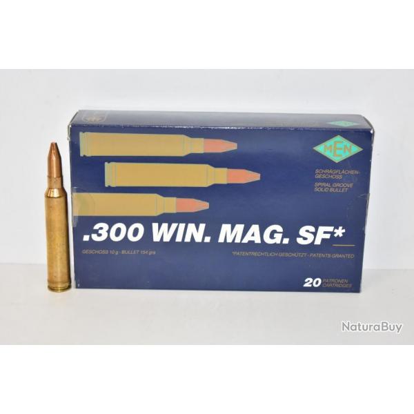 1 Boites de balles MEN FMJ calibre 300 win mag
