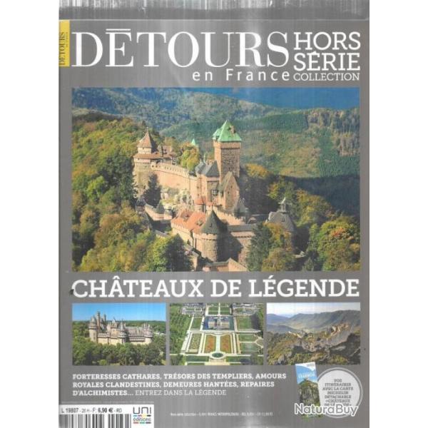 Dtours en france hors srie 26 chateaux de lgende  avec sa carte