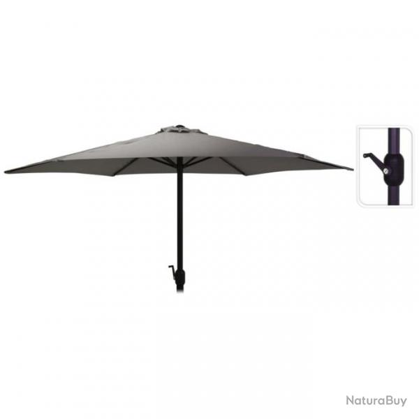 ProGarden Parasol Monica 270 cm Gris fonc